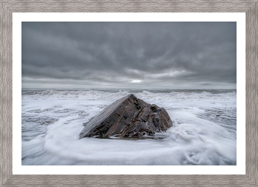 White Wash Picture Frame print