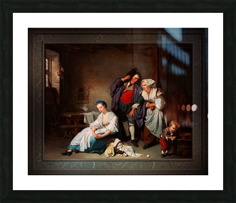 Broken Eggs by Jean-Baptiste Greuze Classical Fine Art Xzendor7