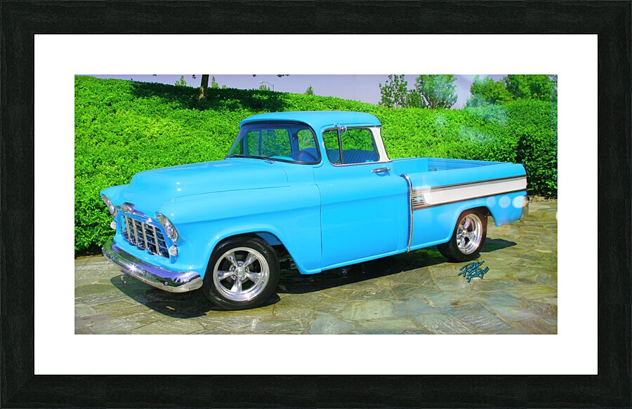 55 Chevy Cameo Picture Frame print