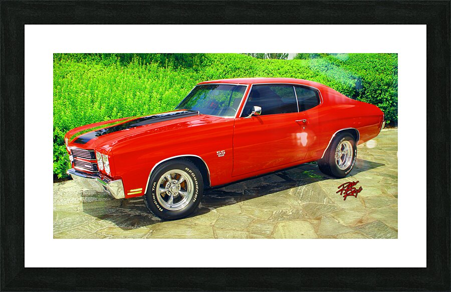70 SS Chevelle Picture Frame print