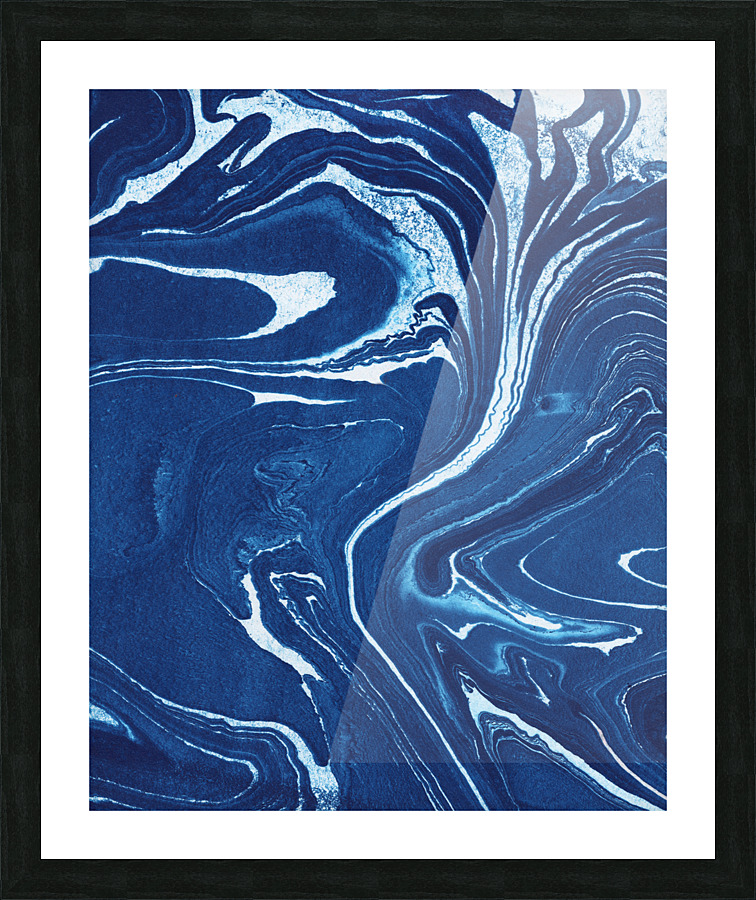 Unique Stone Surface Pattern Watercolor Abstract Rock XXIX Picture Frame print