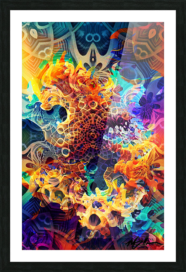 Color Splash Picture Frame print