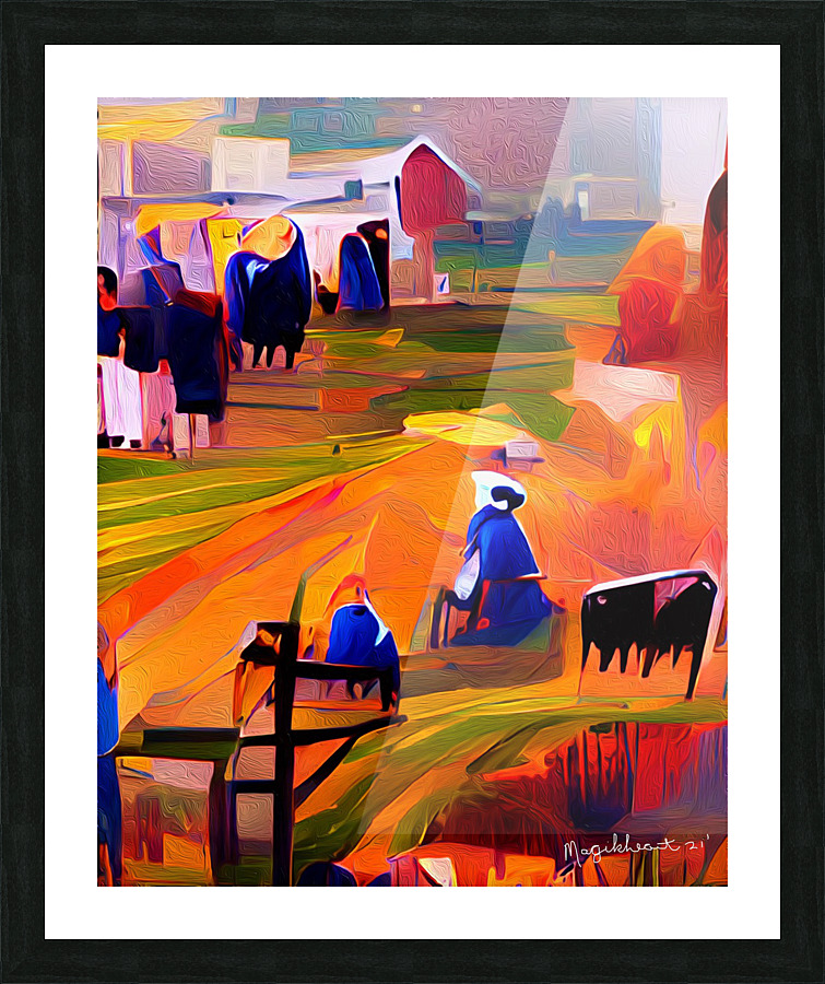Pennsylvania Amish Country  Framed Print Print