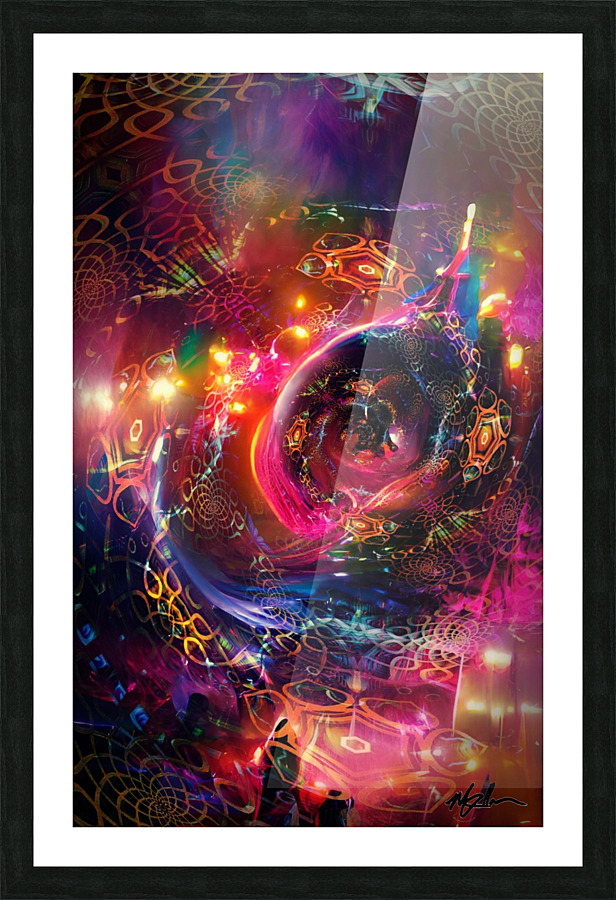 Down The Rabbit Hole Picture Frame print