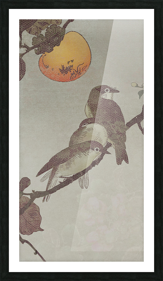 Birds on a Branch Picture Frame print