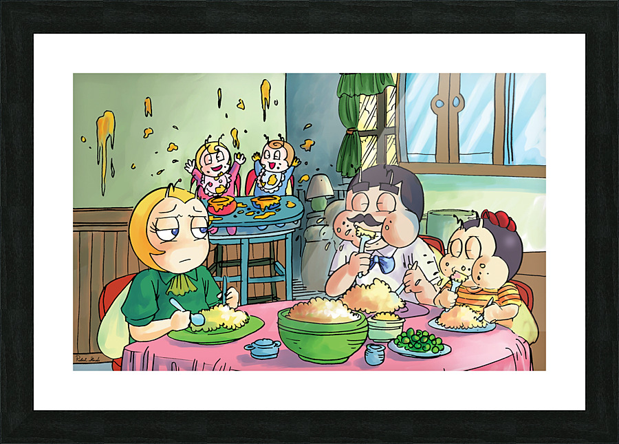 So Not an Emily Post Moment - Bee Family -  2022 Release Picture Frame print