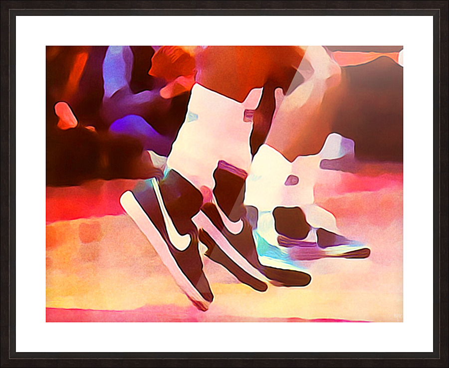 1983 Nike Basketball Shoe Art Picture Frame print