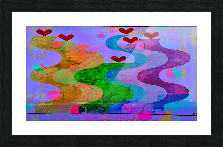 Electrified Couleur  Picture Frame print
