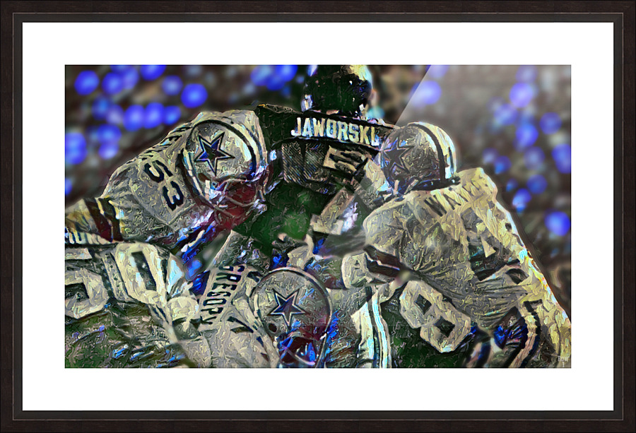 1977 Dallas Cowboys Gang Tackle  Picture Frame print