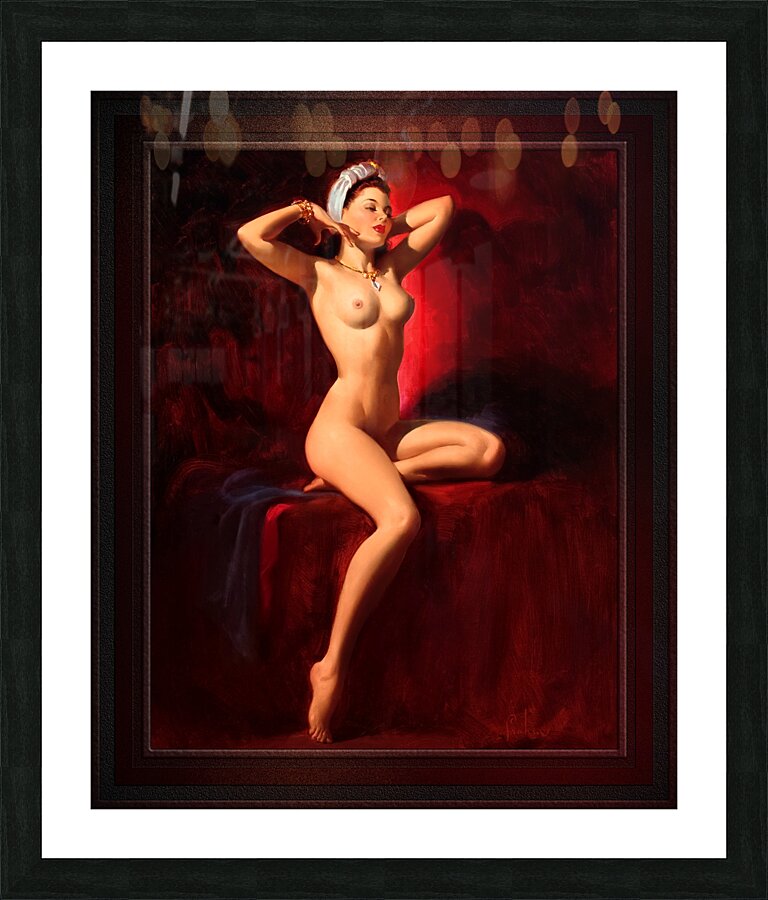 Bedtime by Art Frahm Remastered Xzendor7 Vintage Art Old Masters Reproductions Picture Frame print