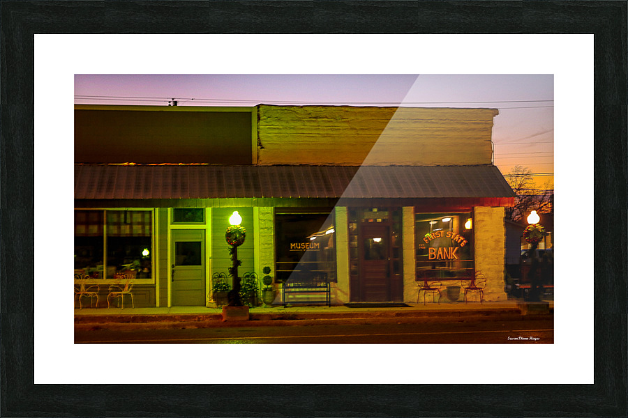 The Original First State Bank Picture Frame print