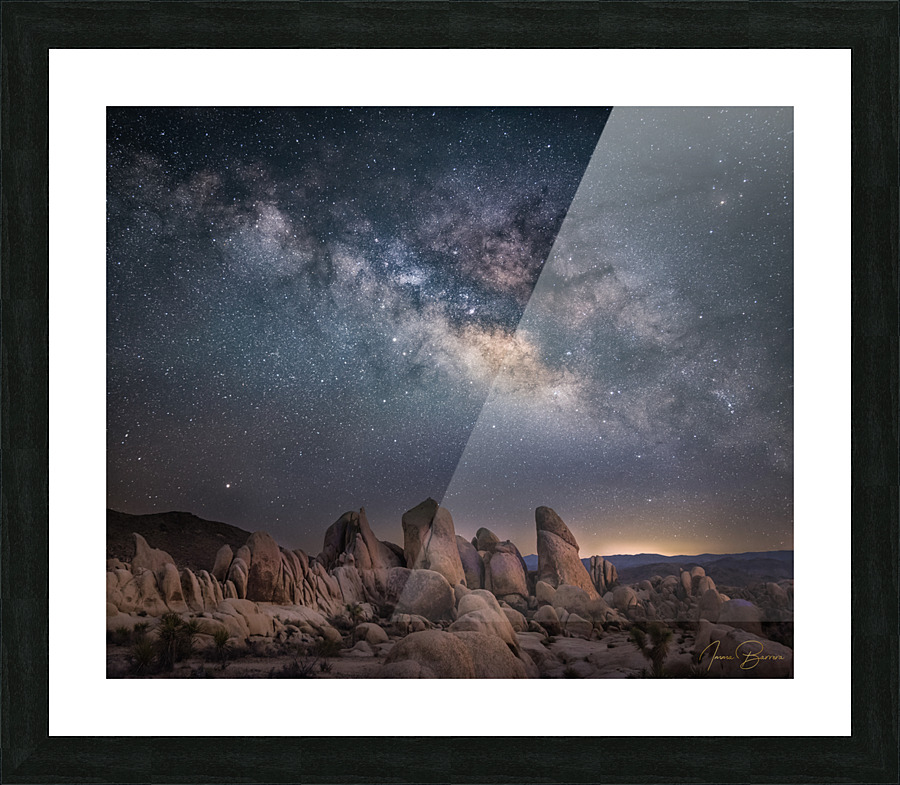 On the rocks Picture Frame print