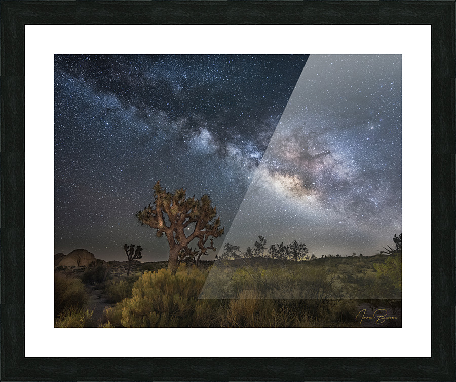 Joshua and the sky  Framed Print Print