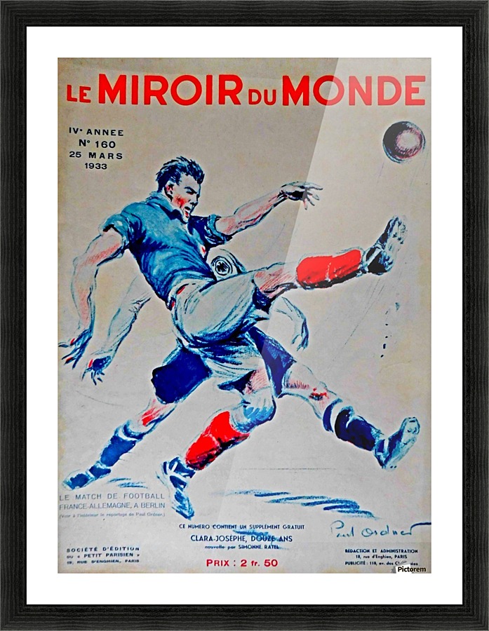 Le Miroir du Monde poster  Framed Print Print