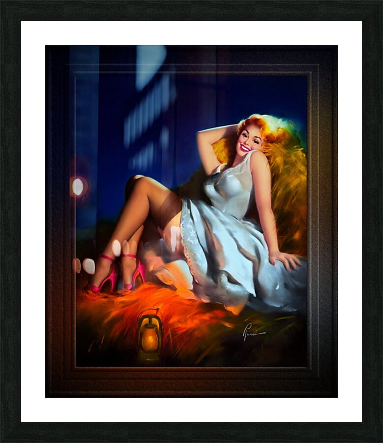 Hey by Edward Runci Remastered Classic Xzendor7 Old Masters Reproductions Picture Frame print