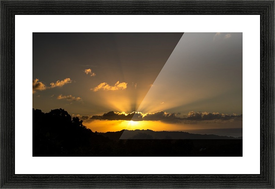 Yellow Skies Picture Frame print