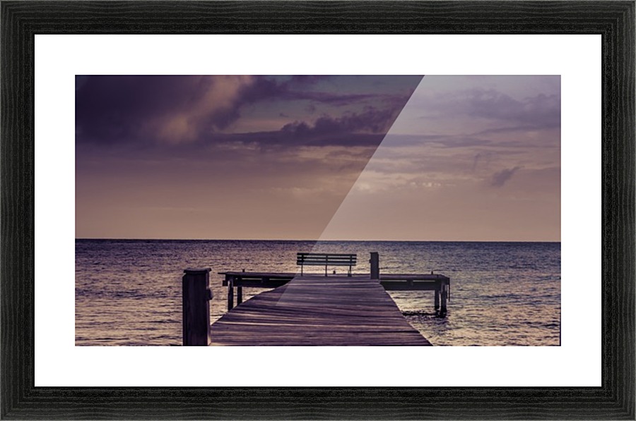 Pier Picture Frame print