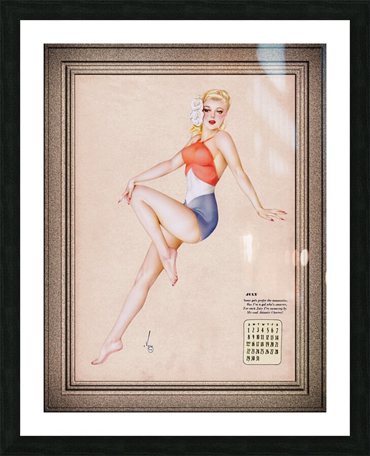 ツイギー・vintage. アルベルトバルガス.Varga Girl.バーガス アルベルト・バルガスによるピンナップガールのアートワークを