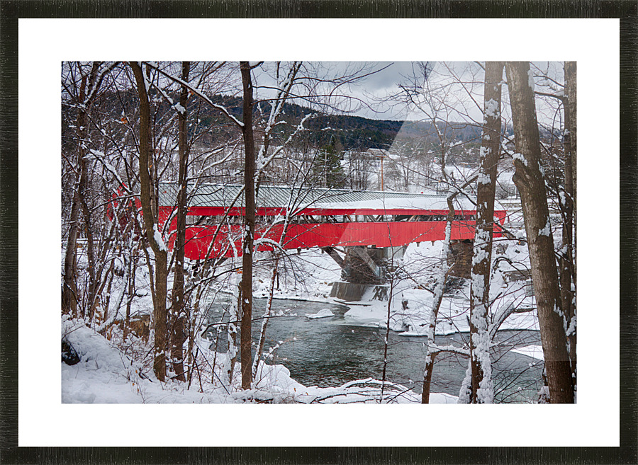 Taftsville covered Bridge VT 10 Picture Frame print