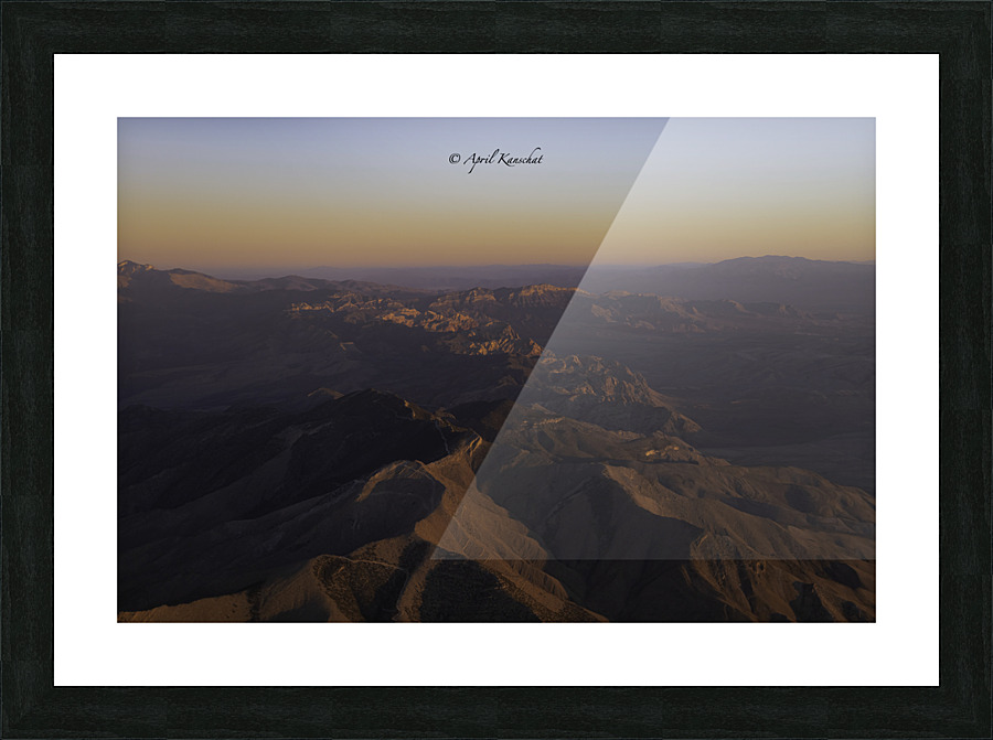 Airplane Window Seat Picture Frame print