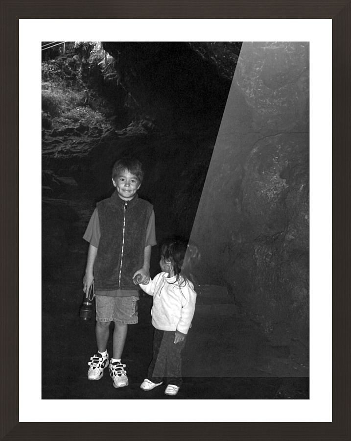 BW   Candid Retrospective 2001   In the Caves   HC Stanek   Rare Limited Edition  Framed Print Print