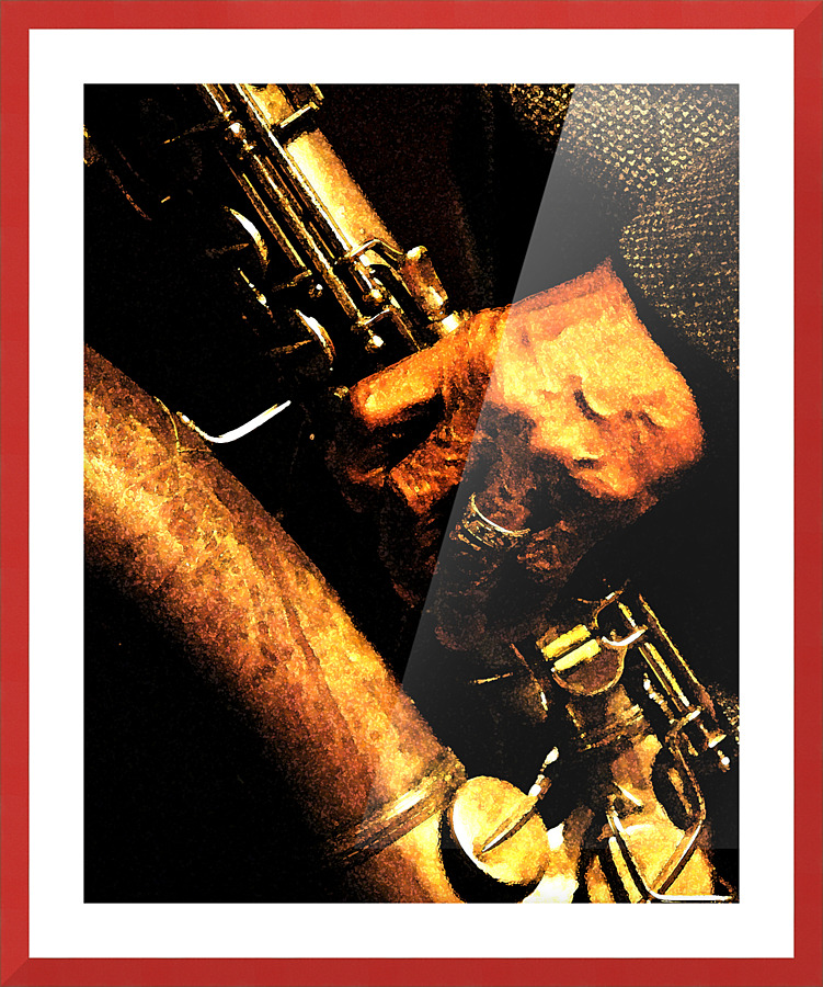 Brass Tenor  Picture Frame print