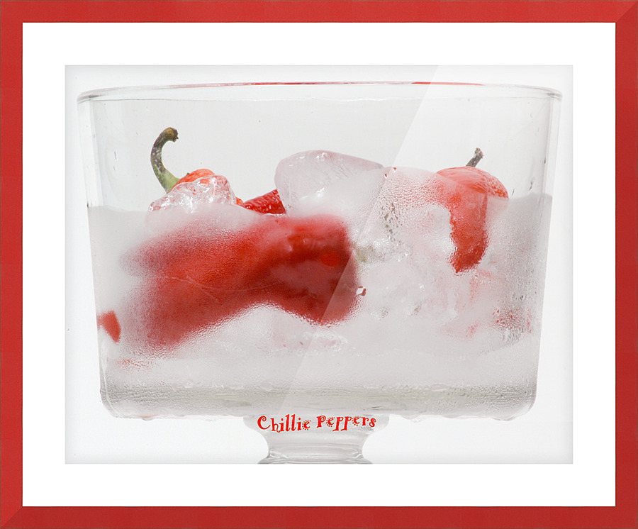 Chillie Peppers Picture Frame print