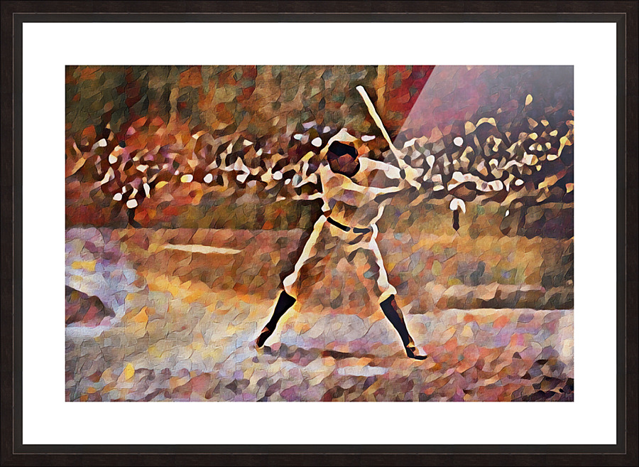 1920 Babe Ruth Home Run Picture Frame print