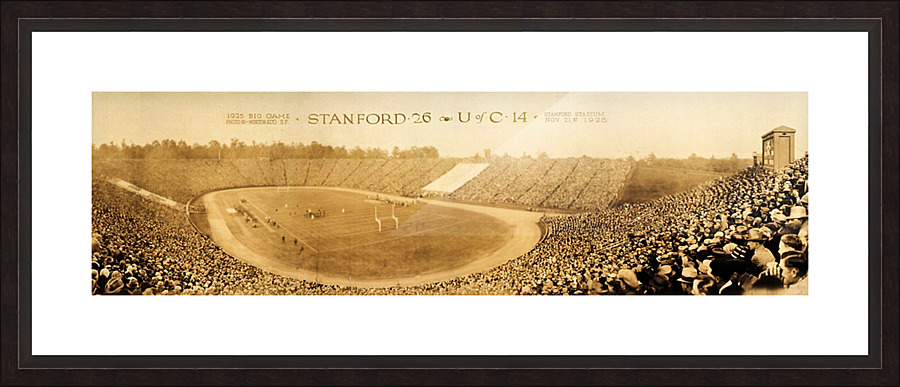 1925 Big Game Photo Picture Frame print