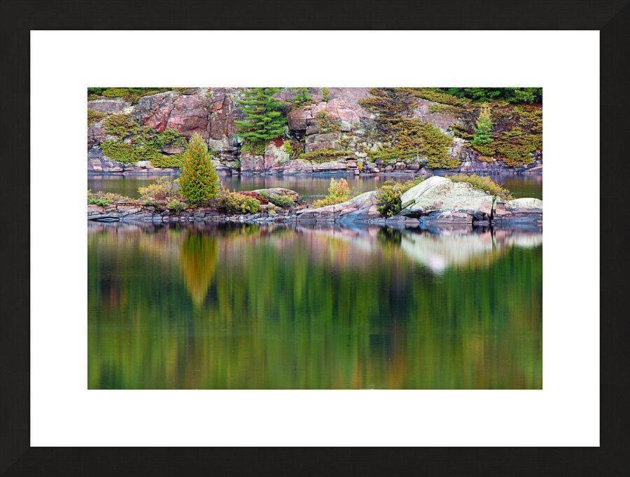 Northern Canada Reflections Picture Frame print