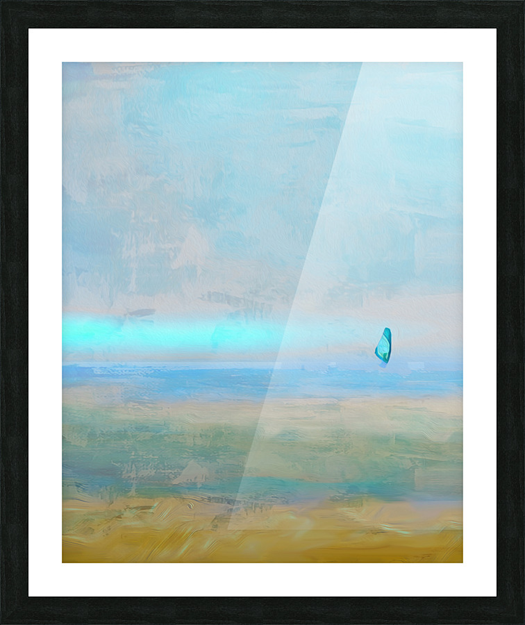 SAILING AT STORM-portrait format  Framed Print Print
