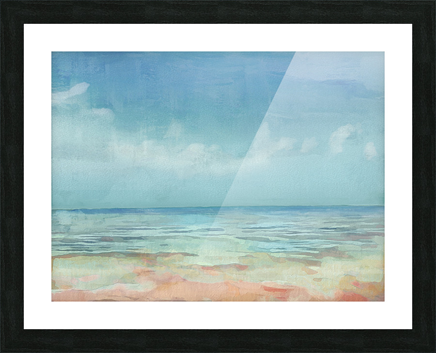 SEA SAND SKY  Framed Print Print