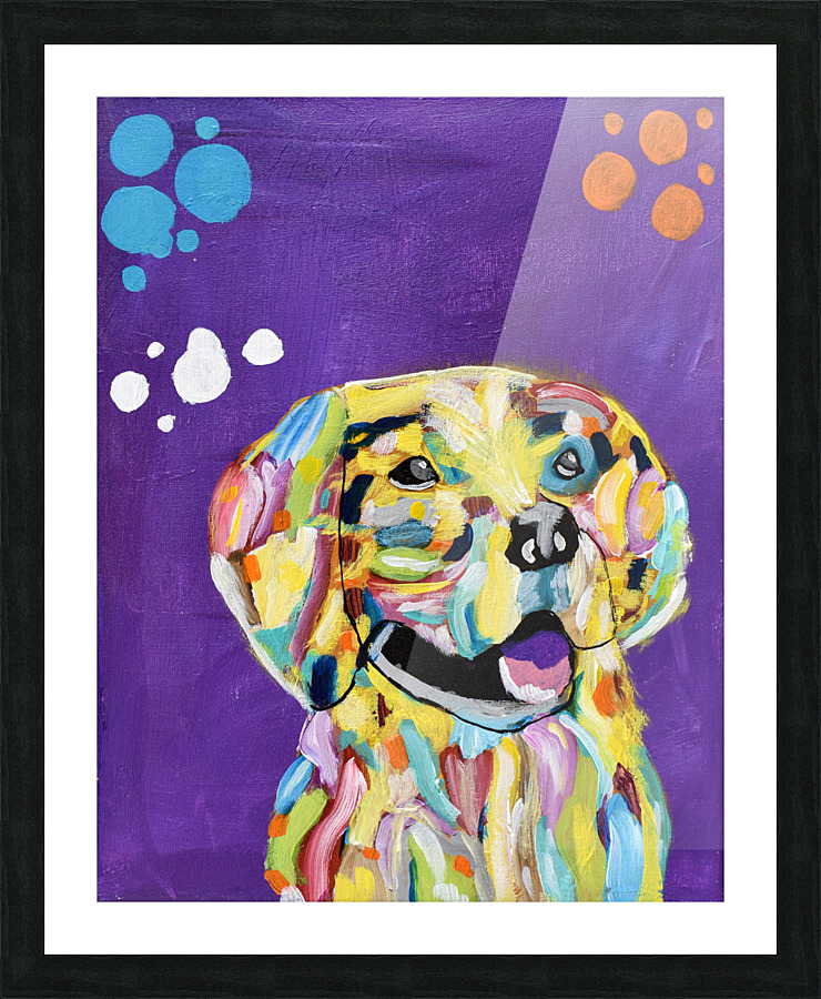 Autism Dog. Ariana R Picture Frame print