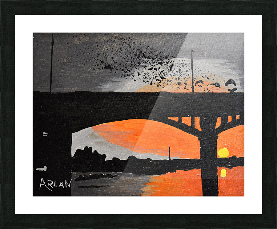Batman Used to Live Here. Gene H Picture Frame print