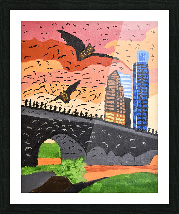 Congress Bridge. Annie F Picture Frame print