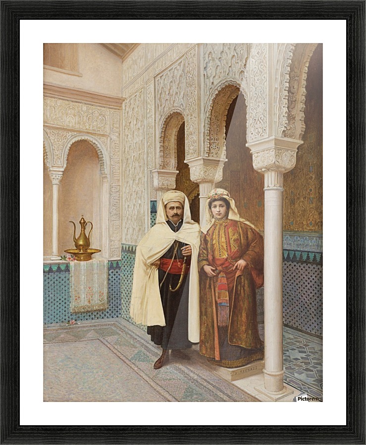 Oriental Couple  Framed Print Print