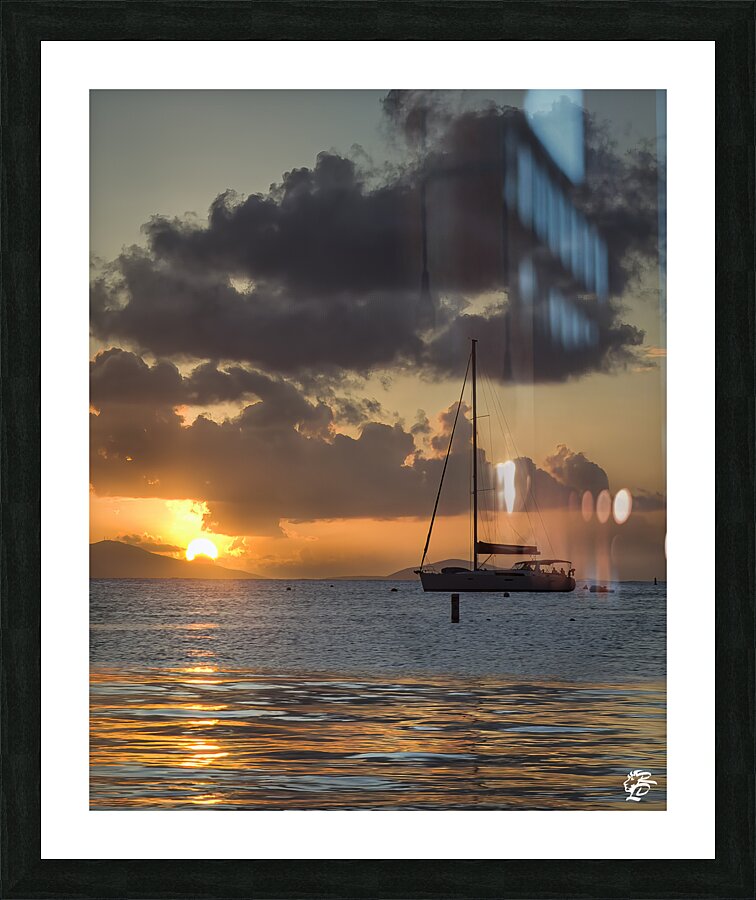 Solo Sunset - CGB  Framed Print Print
