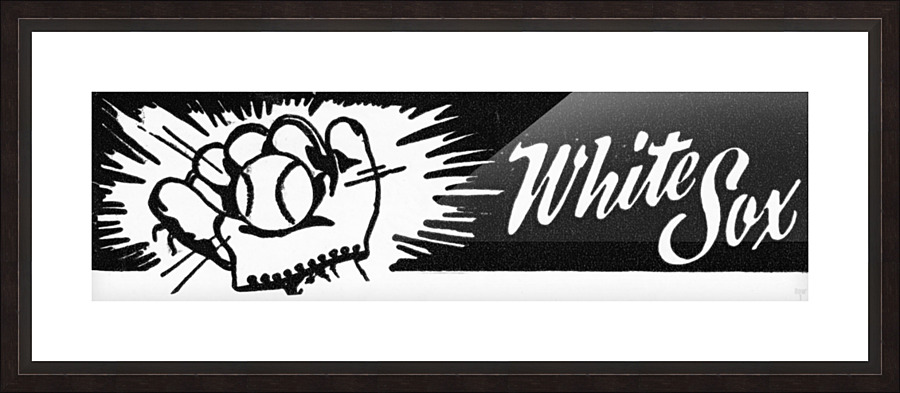 1952 Chicago White Sox Art Picture Frame print