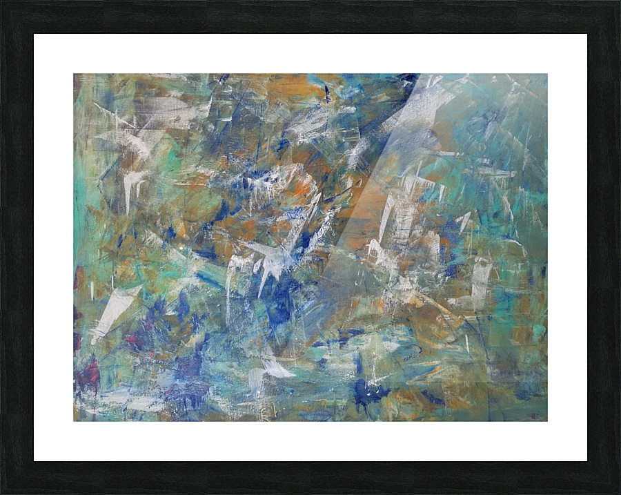 WoodsBreath Picture Frame print