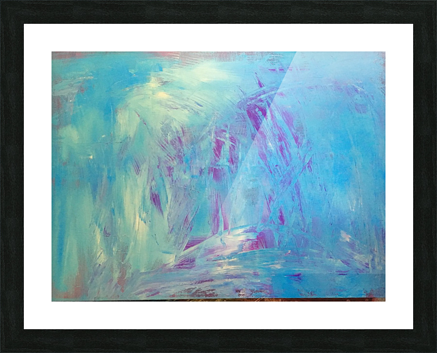 BREATHE Picture Frame print