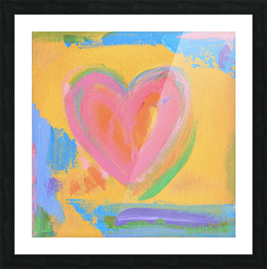 Myrna s Heart Picture Frame print