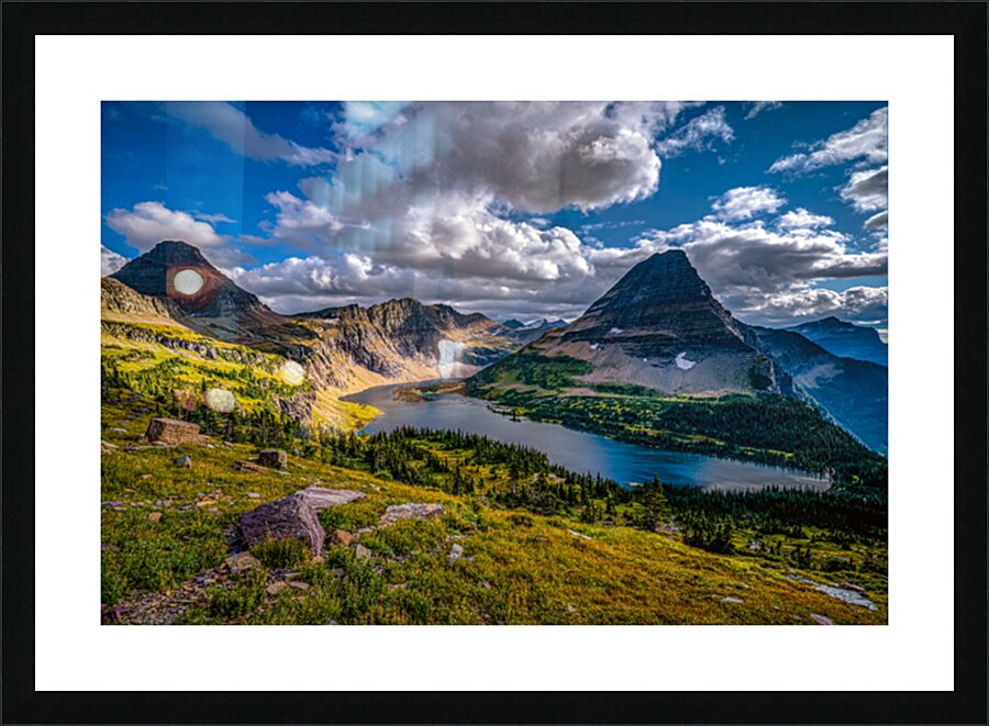 Hidden Lake Glacier National Park Picture Frame print