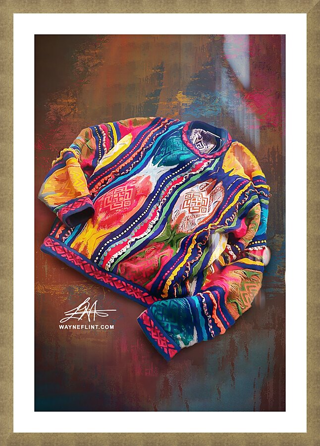 Coogi Sweater Art 1  Framed Print Print
