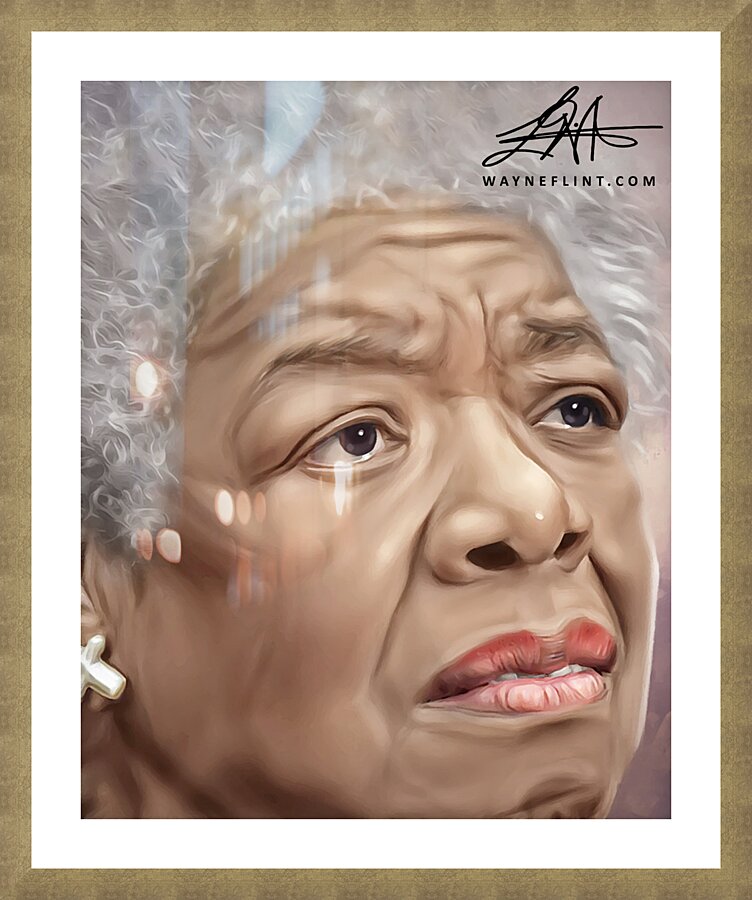 Maya Angelou 1 Picture Frame print