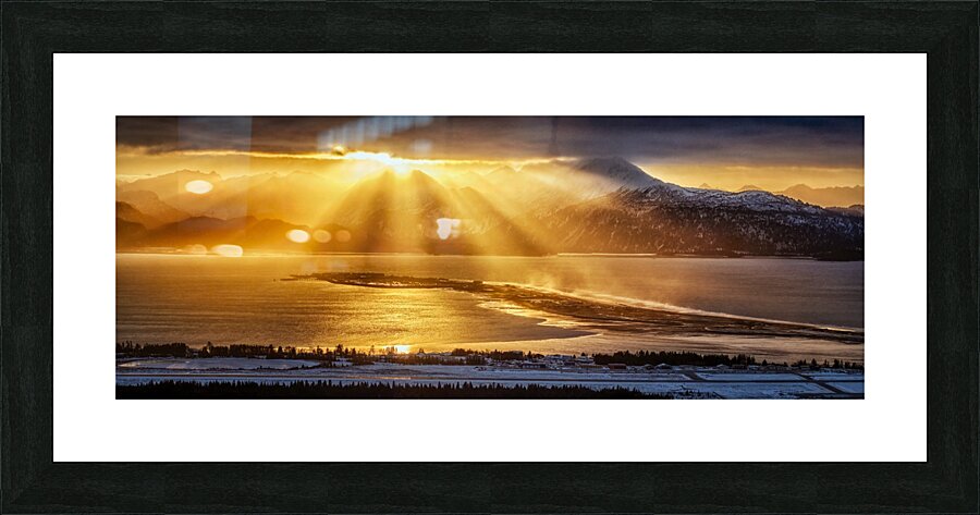 Homer Spit Picture Frame print