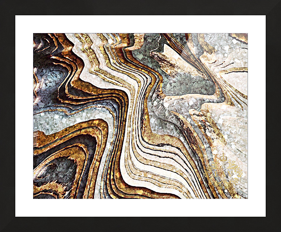 Liquid Gold  Framed Print Print