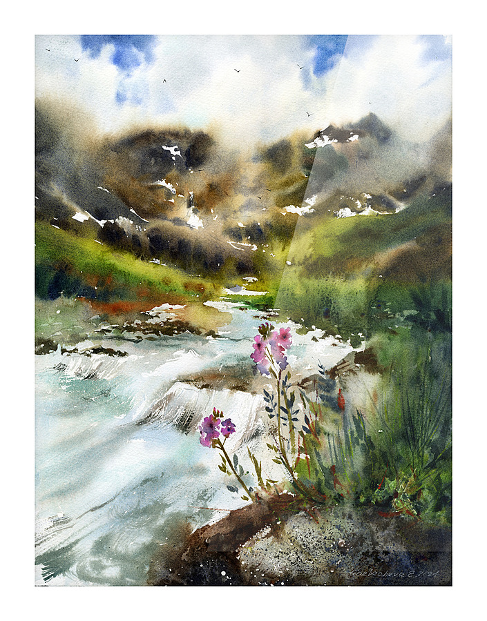 Mountain Creek Picture Frame print
