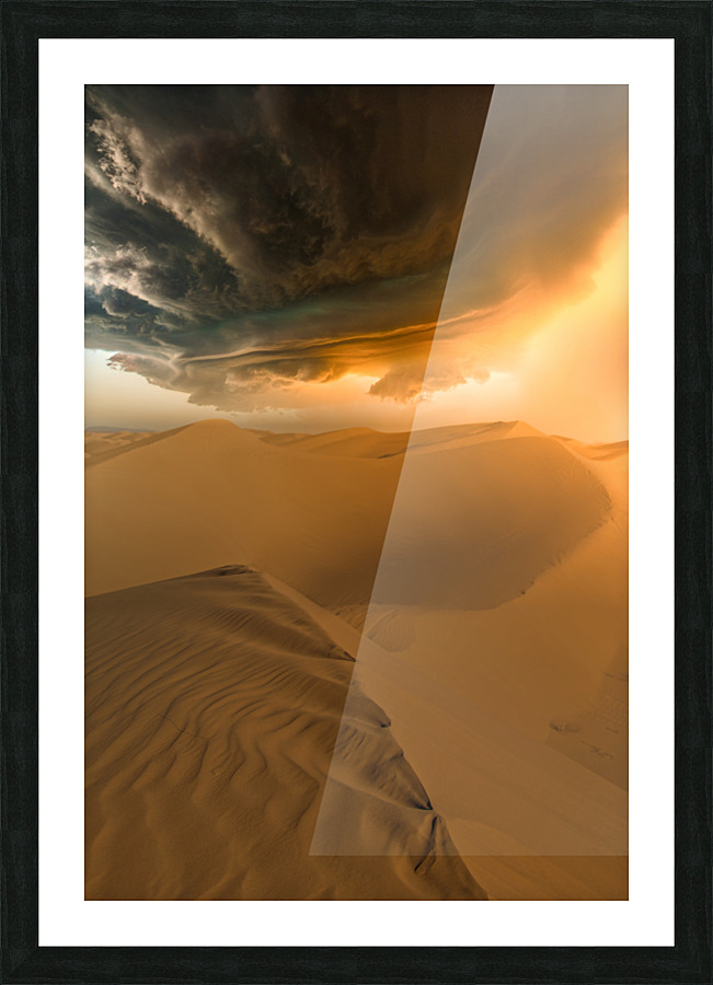 Desert Storm Picture Frame print