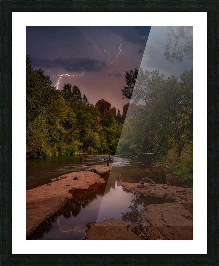 Electric Sky Sedona Picture Frame print