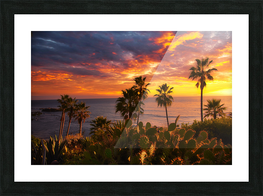 Sunset at the Beach Picture Frame print
